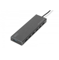 Hub 7-port USB 3.0 SuperSpeed., power supply, aluminum