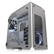 Case View 71 Riing Tempered Glass E-ATX Full Tower - Snow Edition
