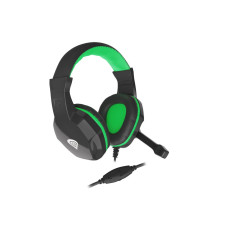 Słuchawki dla graczy Genesis Argon 100 z mikrofonem czarno-zielone