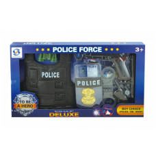 Police set with vest