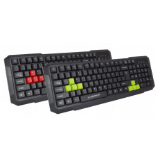 Usb gaming keyboard aspis green