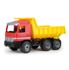 Lena Dump Truck Actros 62 cm single brown cart