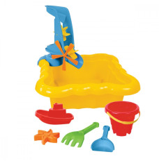 Wader Sandbox with accessories yellow