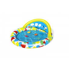 Swimming pool with a shape sorter and Water bubble