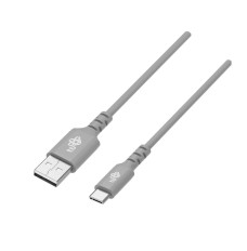 Cable USB-USB C 2m silicone grey Quick Charge