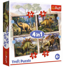 Puzzles 4in1 Dino