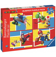 Puzzle 4x100 pcs Super Mario