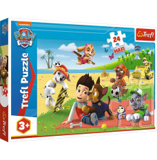 Puzzles 24 elements MAXI Fun on the blanket Paw Patrol