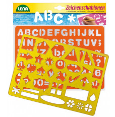Stencils Alphabet, numbers and symbols