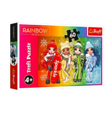 Puzzle 60 elements Joyful Rainbow high dolls