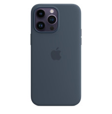 Case iPhone 14 Pro Max silicon Strom blue