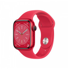 Watch Series 8 GPS 41mm (PRODUCT)RED Aluminium Case with (PRODUCT)RED Sport Band - Regular