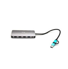 Docking Station USB 3.0 USB-C Thunderbolt 3x Display Metal Nano Dock LAN +Power Delivery 100W