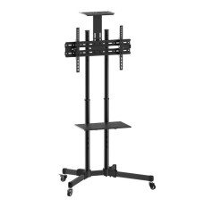 Mobile TV stand for 37-70 inches 50 kg, two shelves