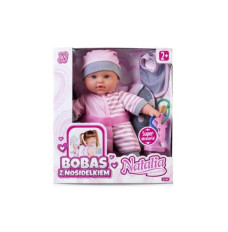 Natalia Baby doll with baby carrier 28 cm