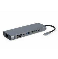 USB-C Hub HDMI DP GbE 4 xUSB 3.1 USB-C PD aud c