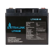 Battery LiFePO4 40AH 12.8V BMS EX.30431