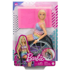 Barbie Fashionistas doll In a trolley checkered outfit