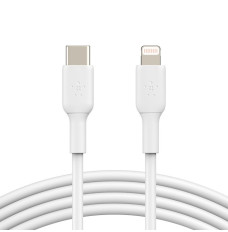Cable BoostCharge USB-C for Lightning 1m white