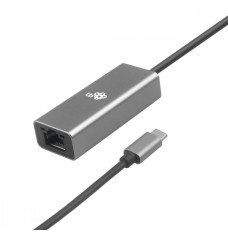 USB C - RJ45 Adapter grey, 10 100 1000 Mb s