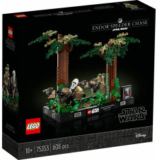 LEGO Star Wars Endor Speeder Chase Diorama