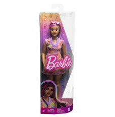 Barbie Fashionistas Doll With Pink-Streaked Hair And Heart Dress 