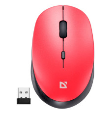 Wireless mouse silent click AURIS MB-027 800 1200 1600 DPI red