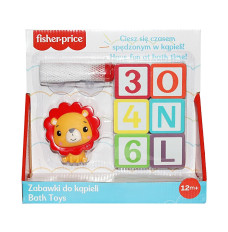 Bath toy Letters + Figure Lion Fisher Price