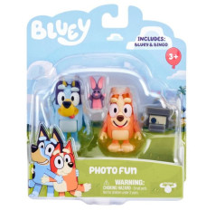 Set of Bluey 2-pack figures, playing photographer
