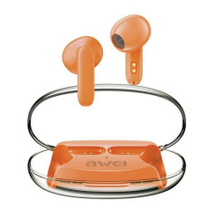 Bluetooth Headphones 5.3 T85 ENC TWS orange
