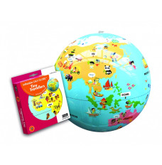 Ball Caly Globe 30 cm - Little travelers