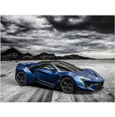 Diamond mosaic - Sports car