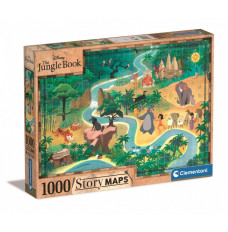 Puzzles 1000 elements Story Maps The Jungle Book