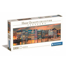 Puzzles 1000 elements Panorama High Quality Bright Amsterdam