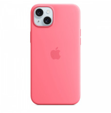 Silicone Case with MagSafe for iPhone 15 Plus - Pink