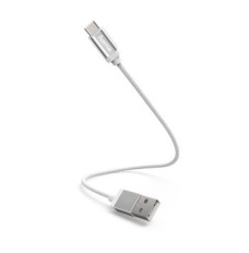 Charging data cable USB- C 0,2m white