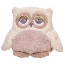 Mascot Owl Abby 23 cm cream-pink