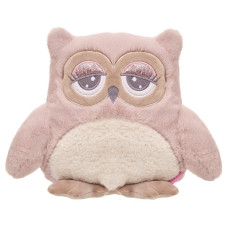 Mascot Owl Abby 23 cm pink-cream