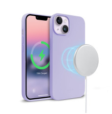 Case iPhone 14 13 MagSafe purple