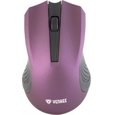 2.4GHz optical symmetrical wireless mouse, 3 buttons, Purple