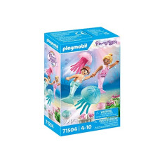 Figures set Princess Magic 71504 Mermaid Kids with Jellyfish