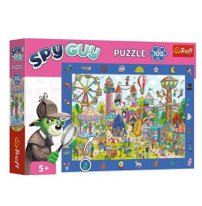 Puzzle 100 elementów Obserwacyjne Spy Guy Wesołe miasteczko