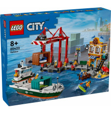 Blocks City 60422 Seaside Harbor with Cargo Ship