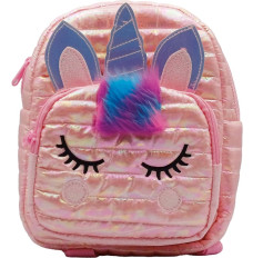 Backpack Puffy Unicorn pink