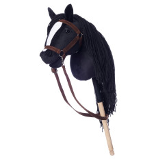 Horse on a stick HOPPIHORSE Hobby Horse A3 black