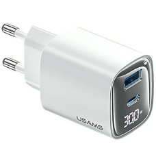 Charging 30W GaN LED USB+USB-C CC229 white