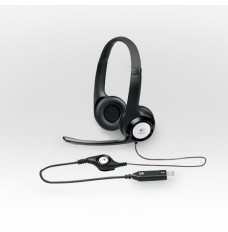 Logitech Computer headset H390 Built-in microphone, USB Type-A, Black