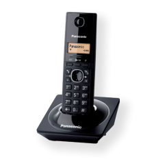 Panasonic Cordless KX-TG1711FXB Black, Caller ID, Wireless connection, Phonebook capacity 50 entries, Built-in display, Conference call,