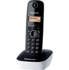 Panasonic Cordless KX-TG1611FXW Black/White Caller ID Wireless connection Phonebook capacity 50 entries Built-in display