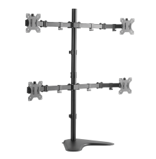 Logilink BP0046 Quad Monitor Desk Stand 13"-32'' Logilink Desk Mount, 	BP0046, 13-32 ", Maximum weight (capacity) Carrying capacity of each arm: Max. 8 kg  kg, Black